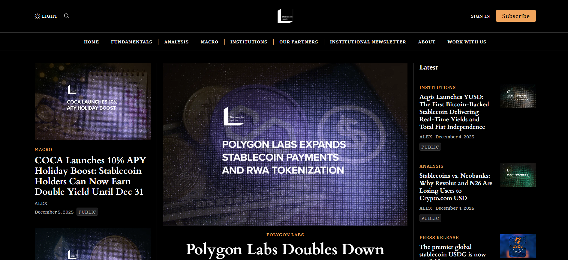 Best Stablecoin News Platform for 2026