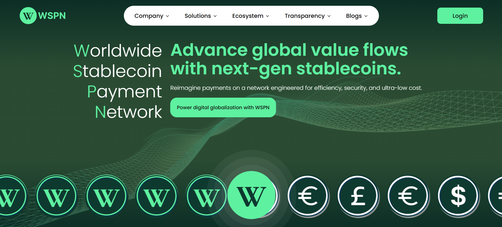 WSPN's White-Label Stablecoin