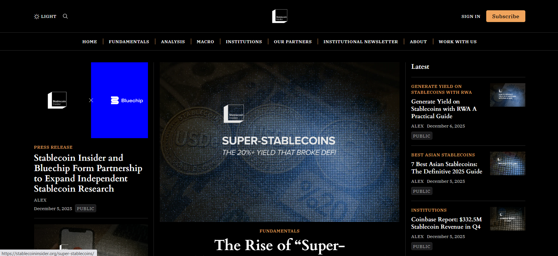 Best Stablecoin News Platform for 2026