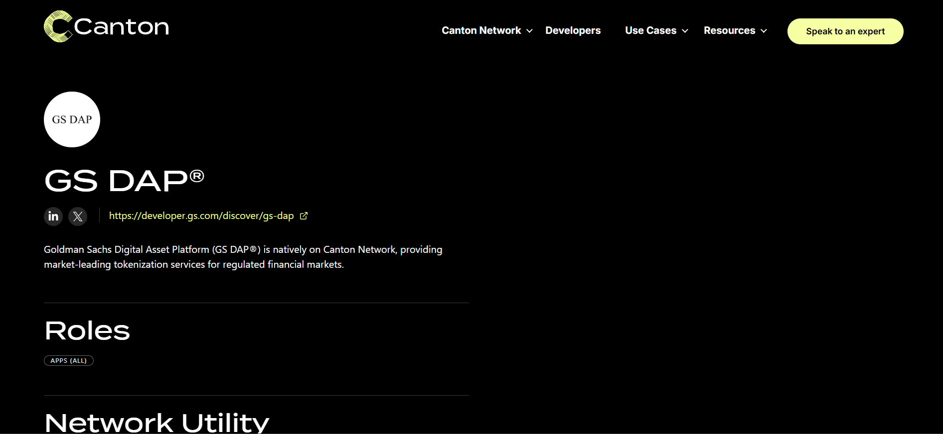 Goldman Sachs Bank-Issued Stablecoin