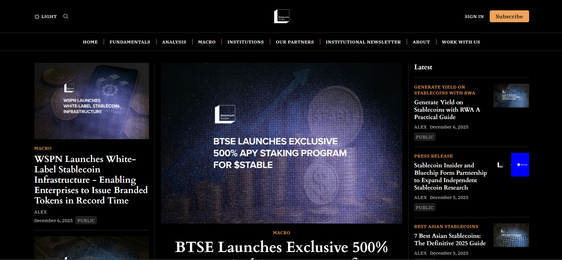 Best Stablecoin News Platform for 2026