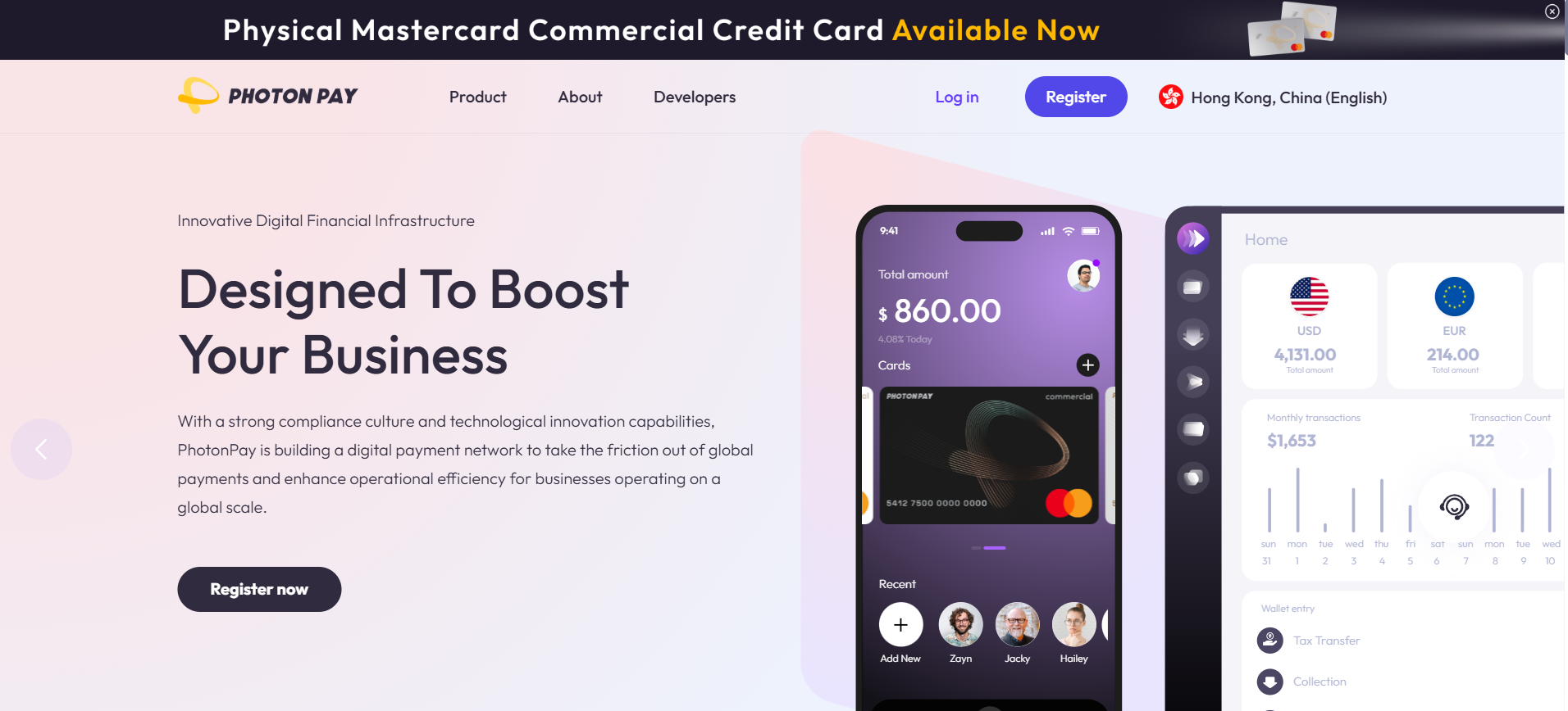 PhotonPay: Global Digital Payments Platform