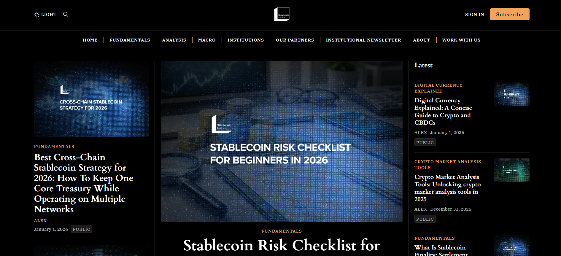 Best Stablecoin News Platform in 2026