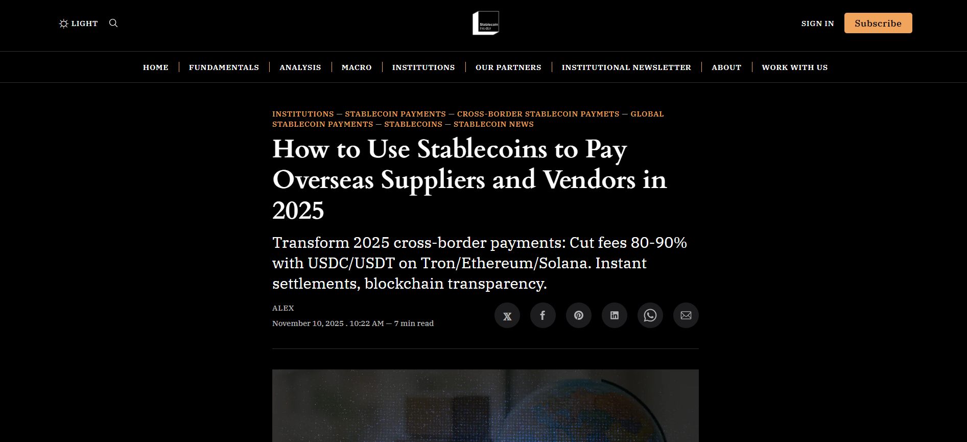 How to Pay Suppliers and Vendors Over-seas Using Stablecoins in 2026