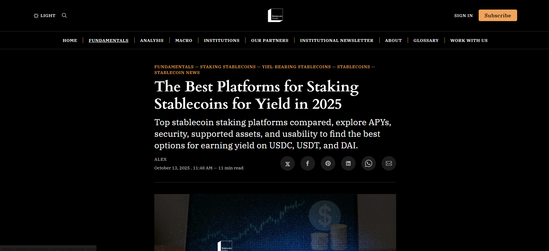 The Best Platforms for Staking Stablecoins for Yield in 2025