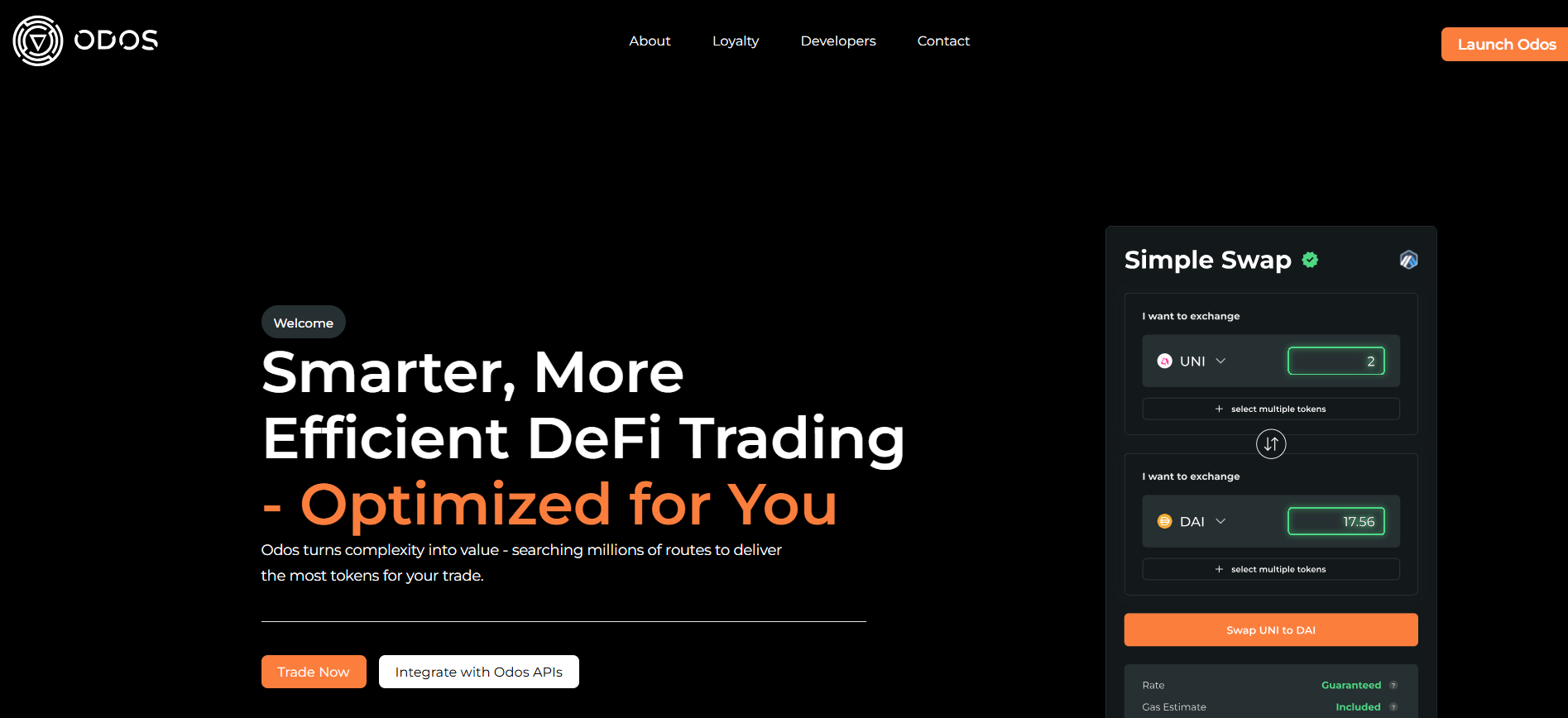 Odos Stablecoin Aggregator