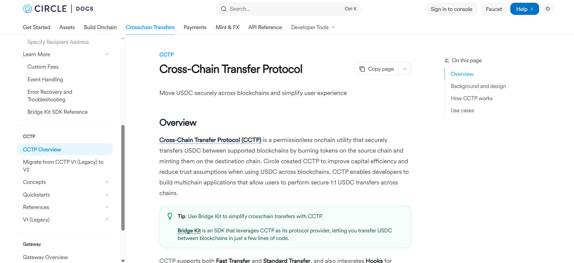 Circle’s Cross-Chain Transfer Protocol (CCTP)