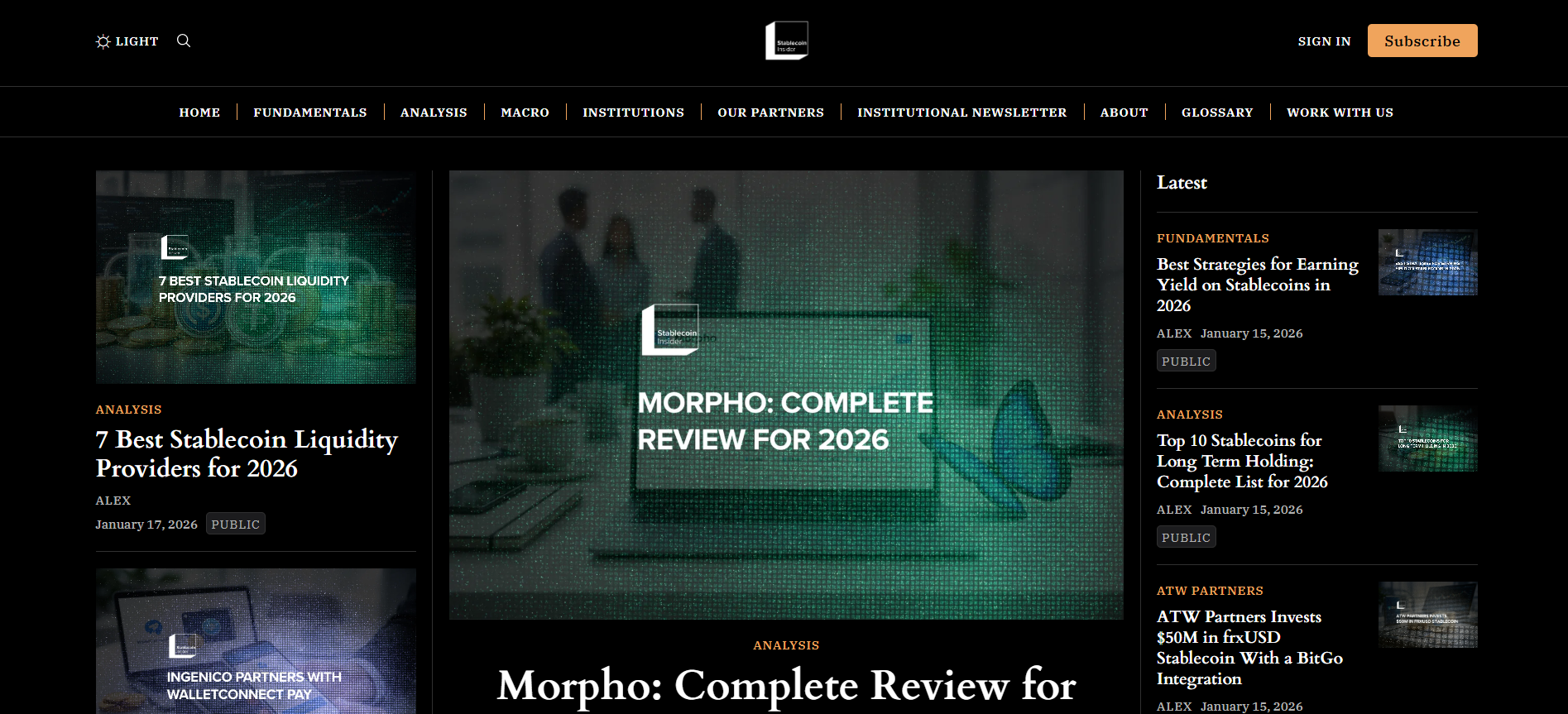 Best Stablecoin News Platform in 2026