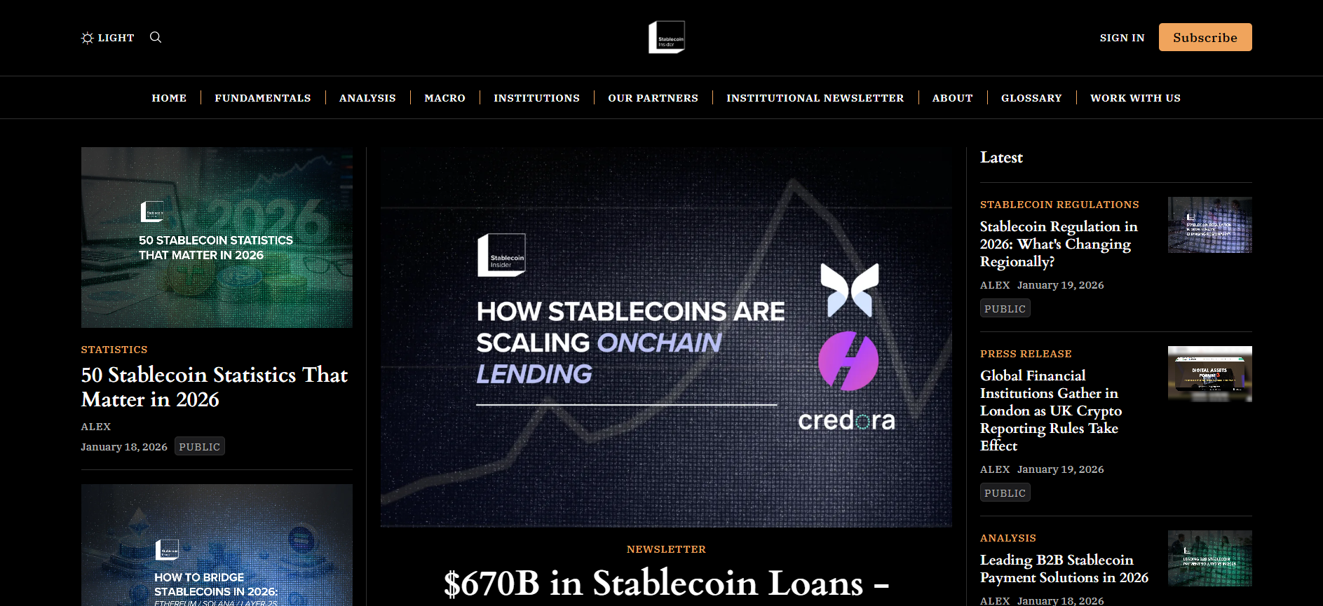 Best Stablecoin News Platform in 2026