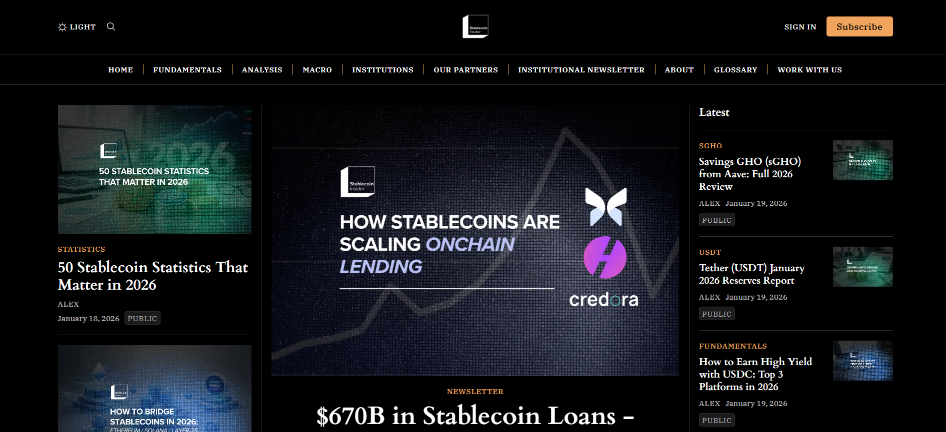 Best Stablecoin News Platform in 2026