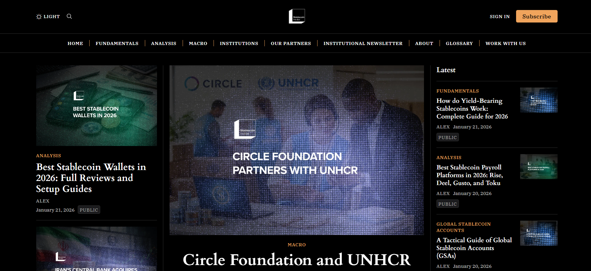 Best Stablecoin News Platform in 2026