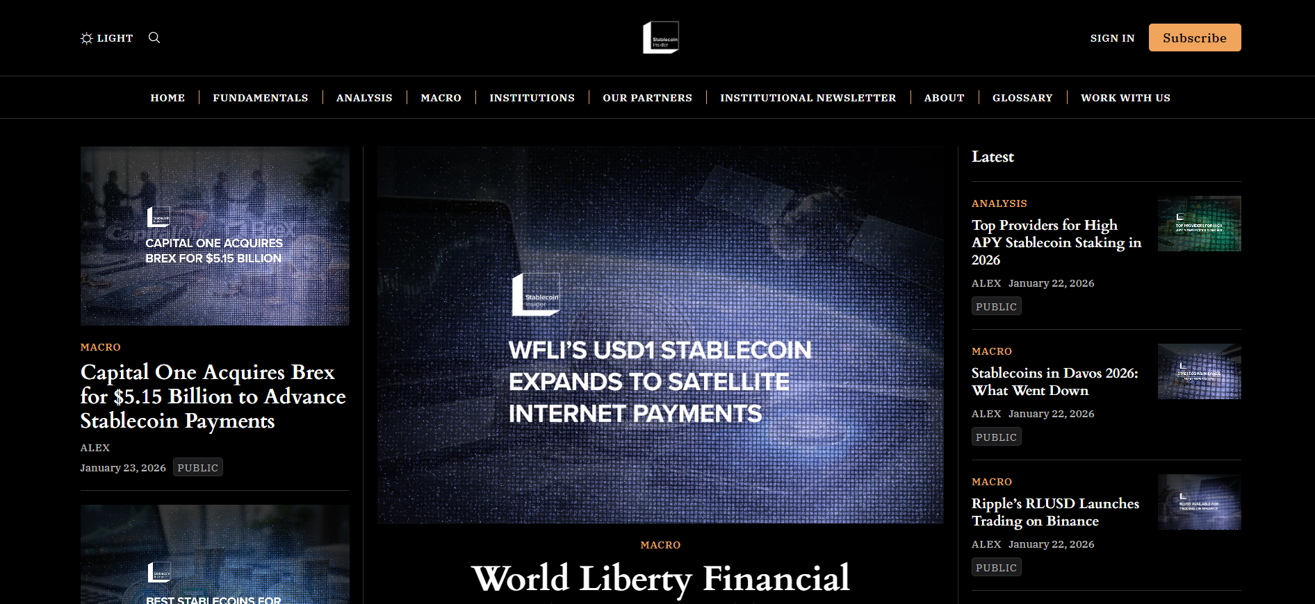 Best Stablecoin News Platform in 2026