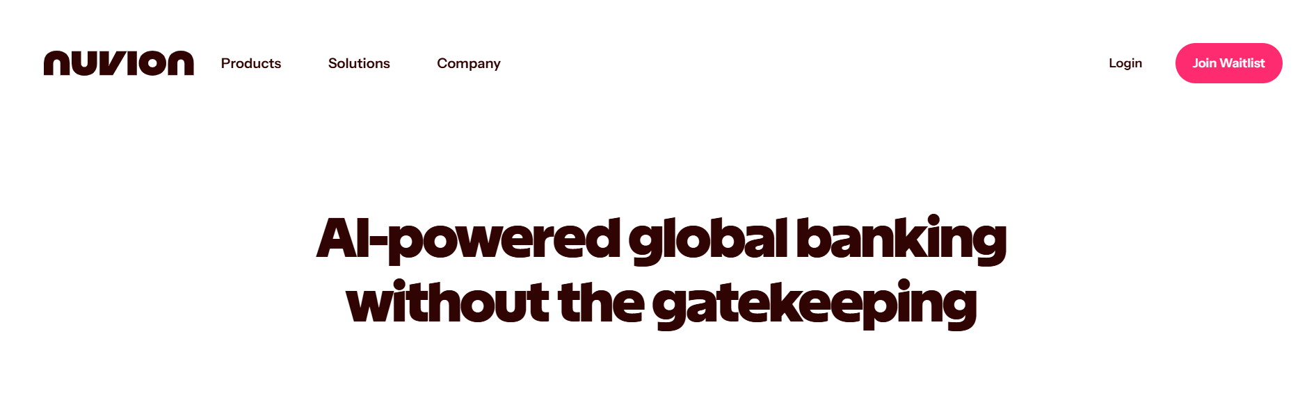 Nuvion: AI-Powered Global Banking