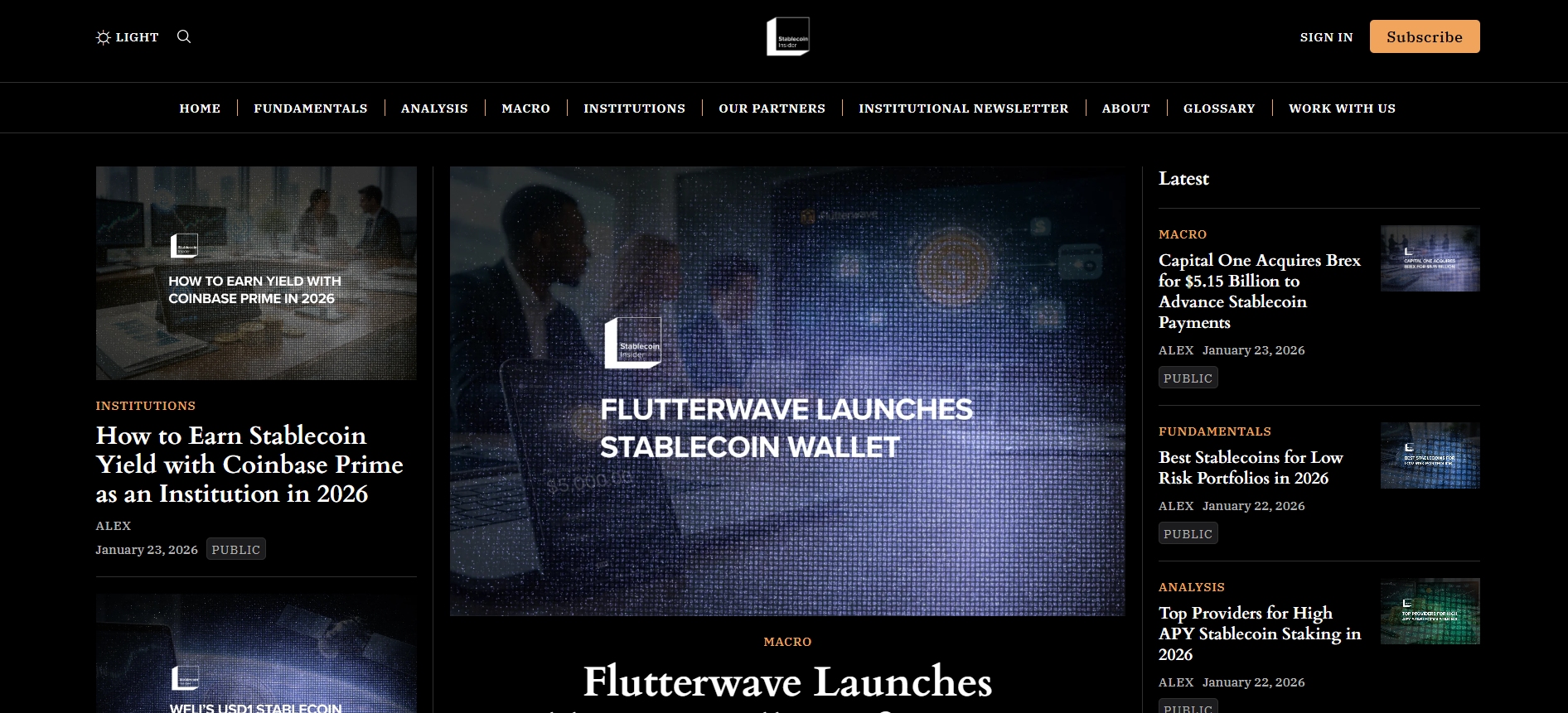 Best Stablecoin News Platform in 2026