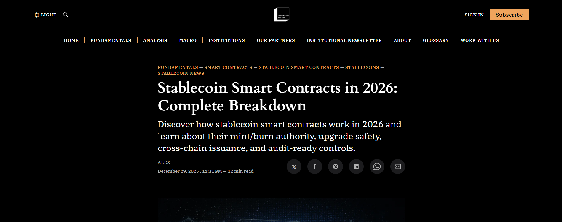 Stablecoin Smart Contracts in 2026