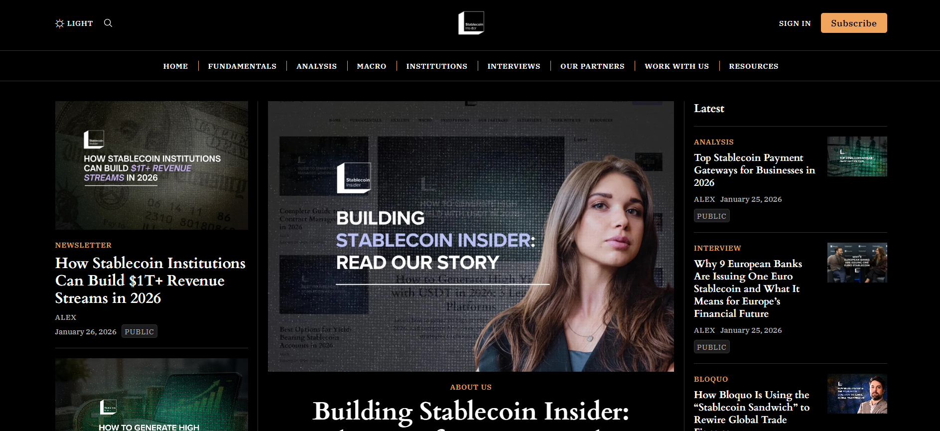 Best Stablecoin News Platform in 2026
