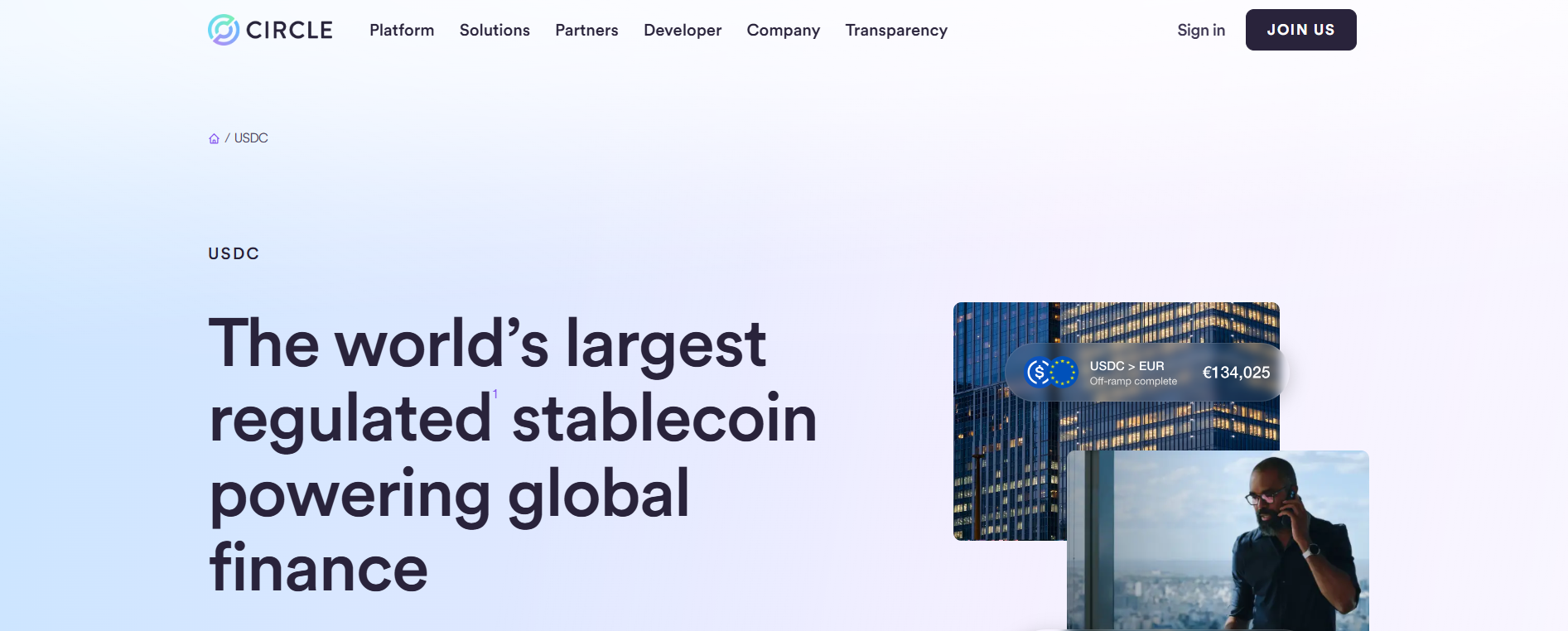 USDC Stblecoin Payments