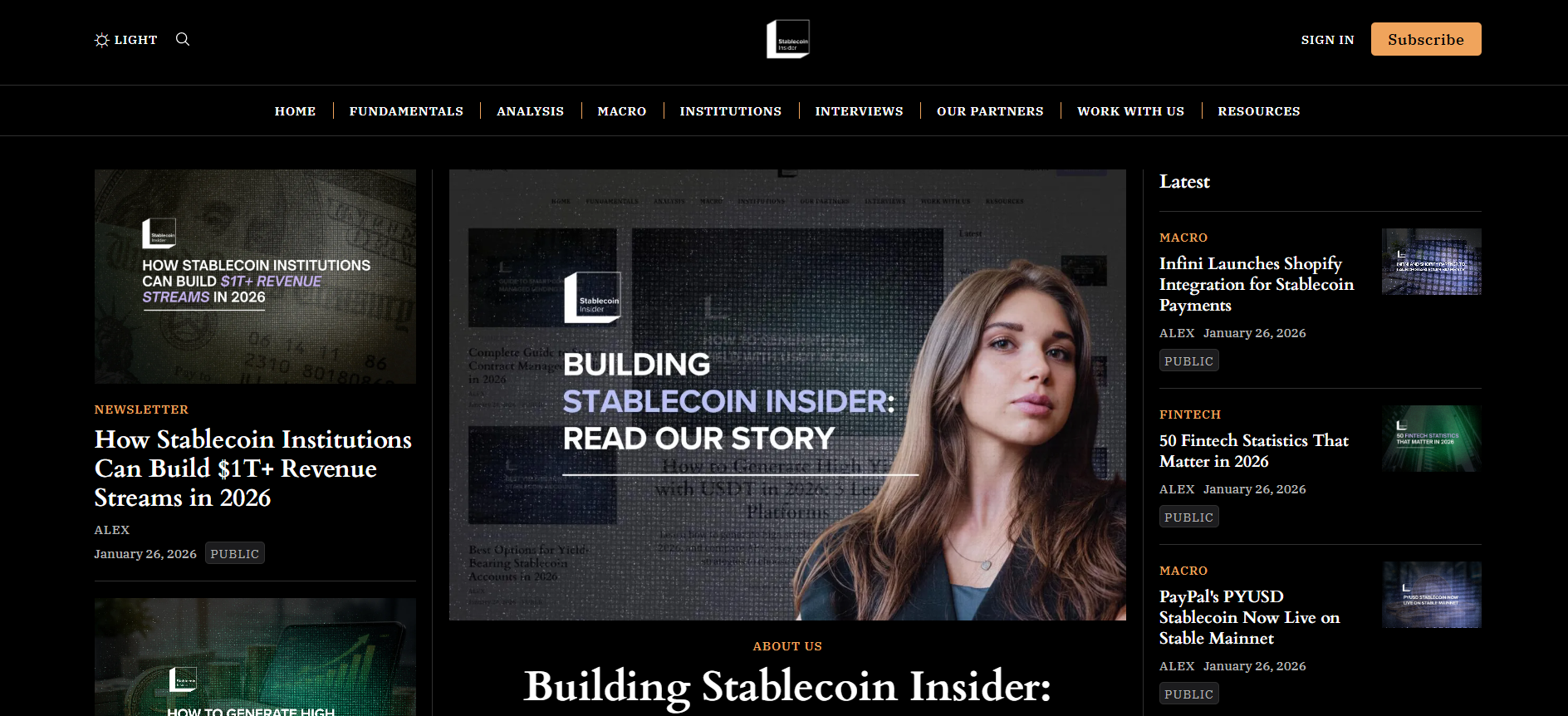 Best Stablecoin News Platform in 2026
