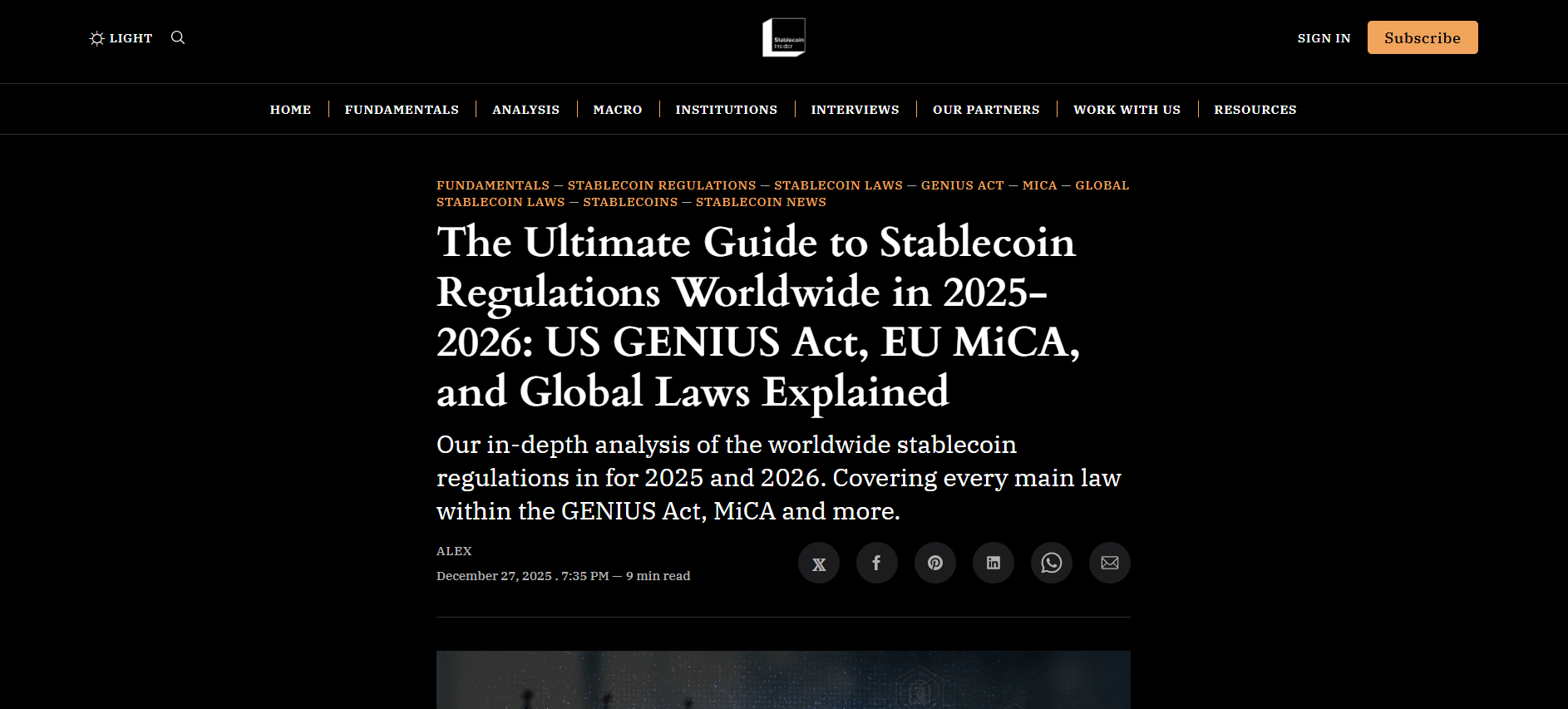 Stablecoin Regulations in 2026