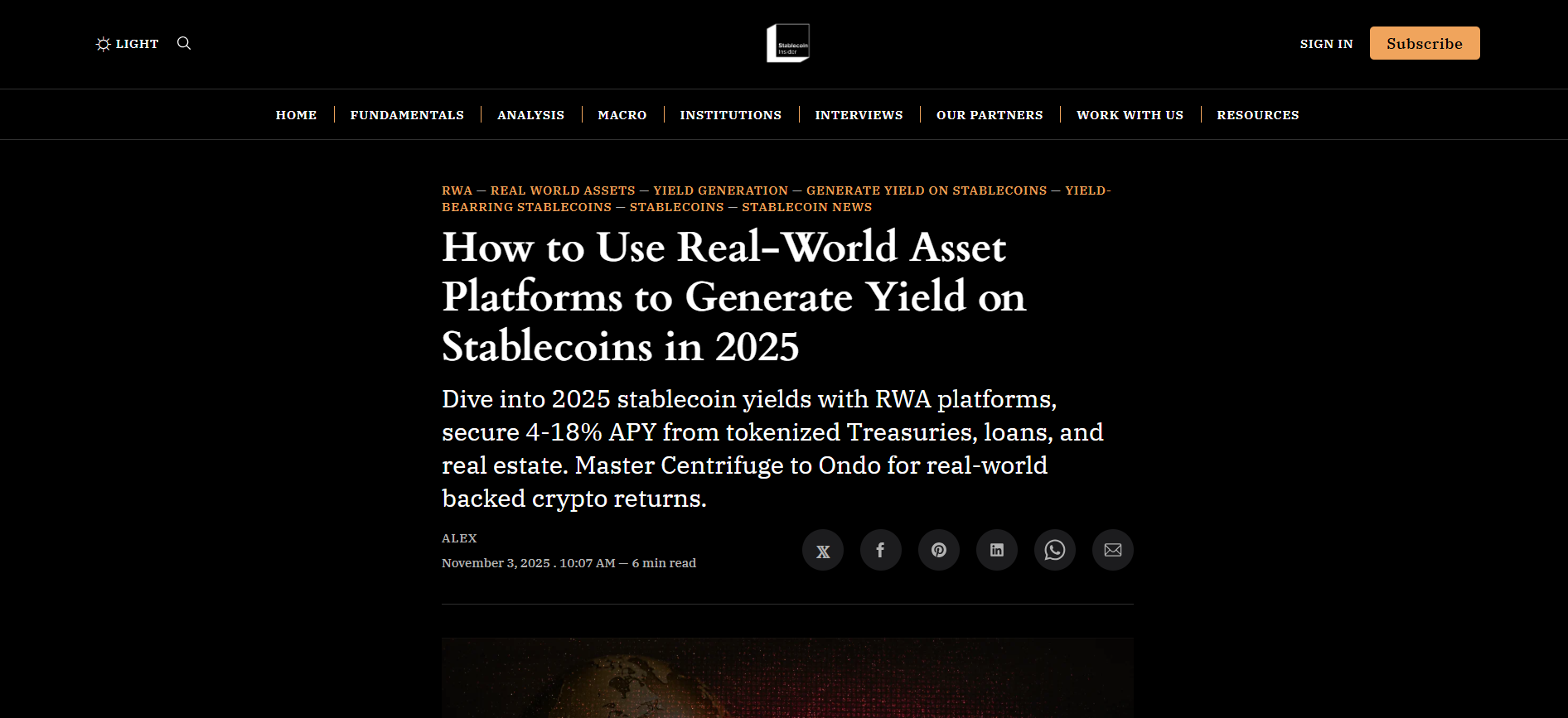 How to Use Real-World Asset Platforms to Generate Yield on Stablecoins in 2025
