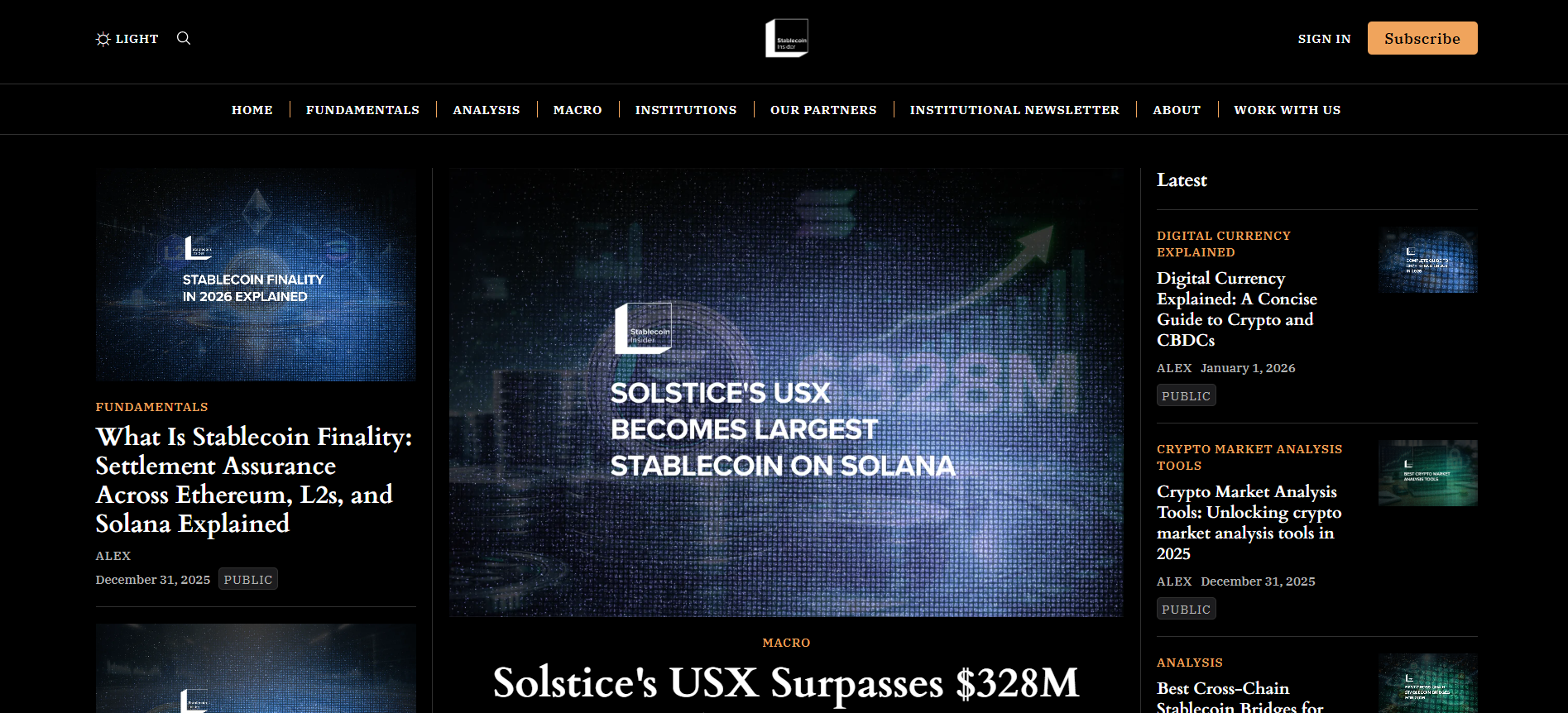 Best Stablecoin News Platform in 2026