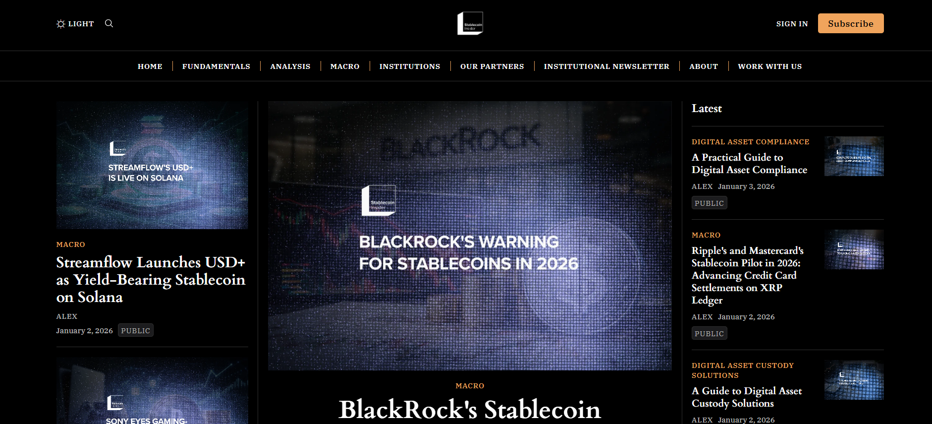 Best Stablecoin News Platform in 2026