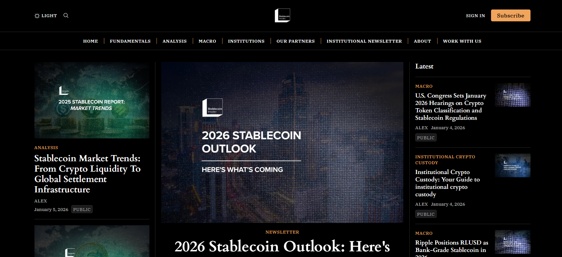 Best Stablecoin News Platform in 2026