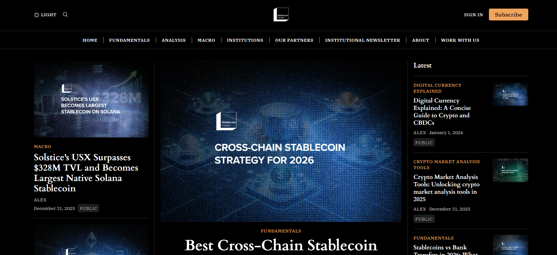 Best Stablecoin News Platform in 2026