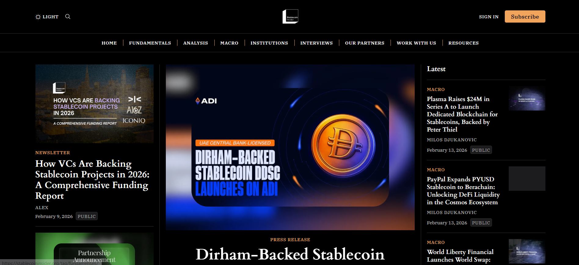 Best Stablecoin News Platform in 2026
