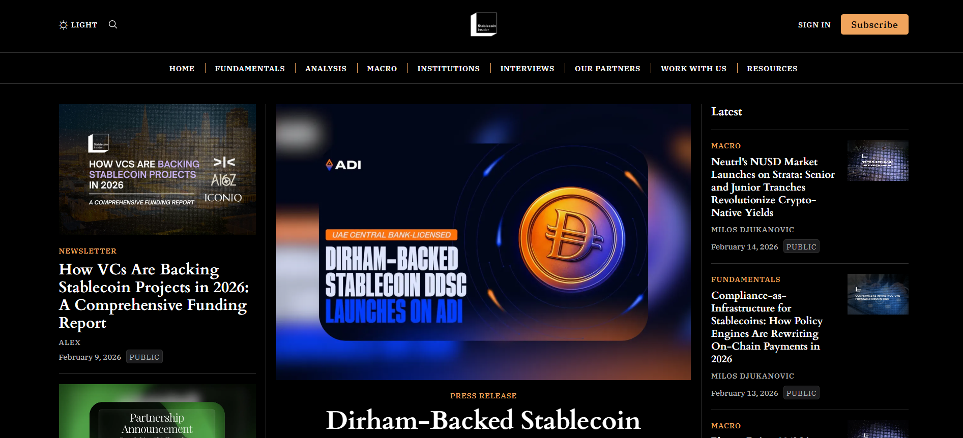 Best Stablecoin News Platform in 2026