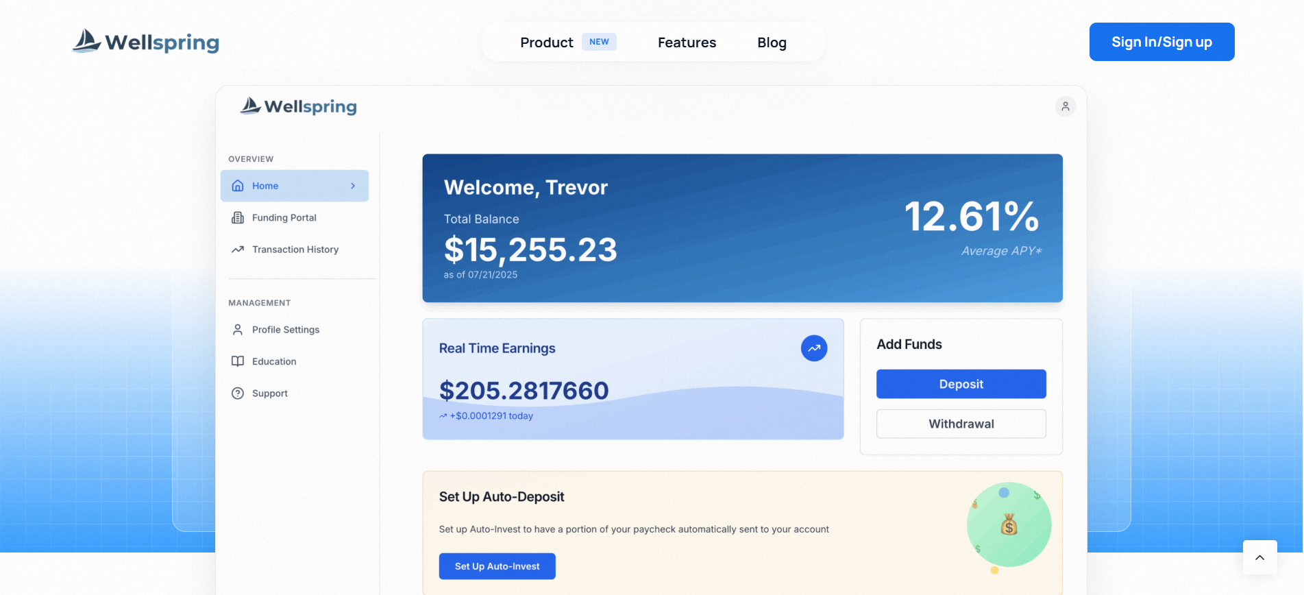 Wellspring Treasury Management