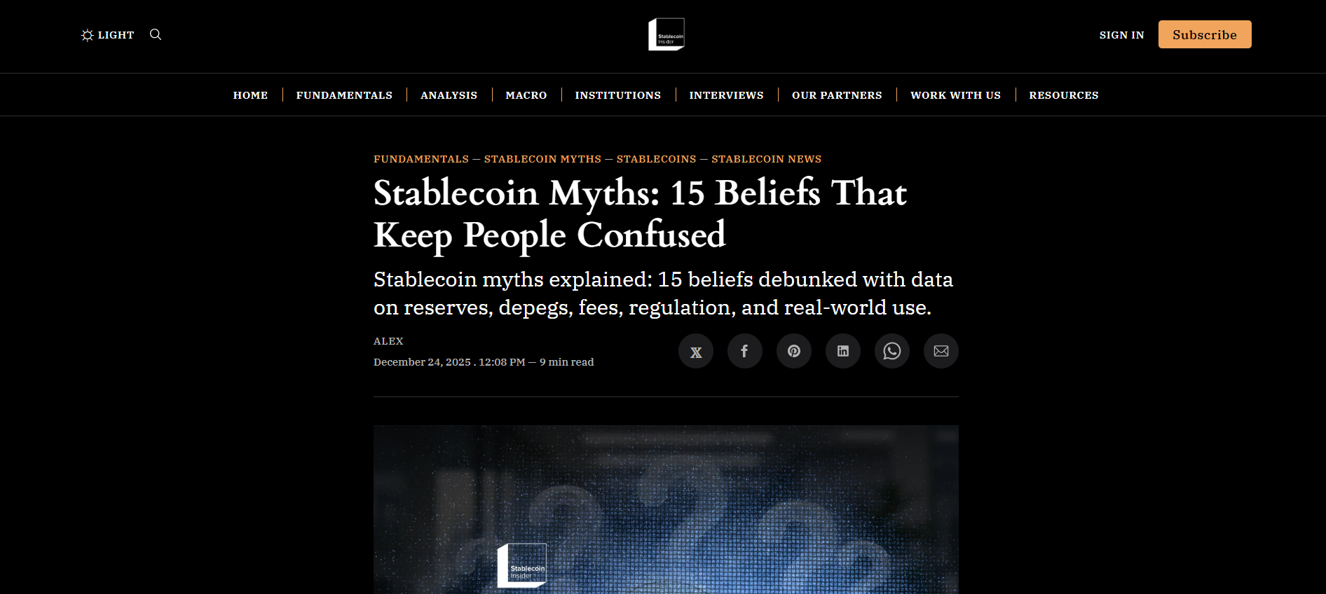 Stablecoin Myths