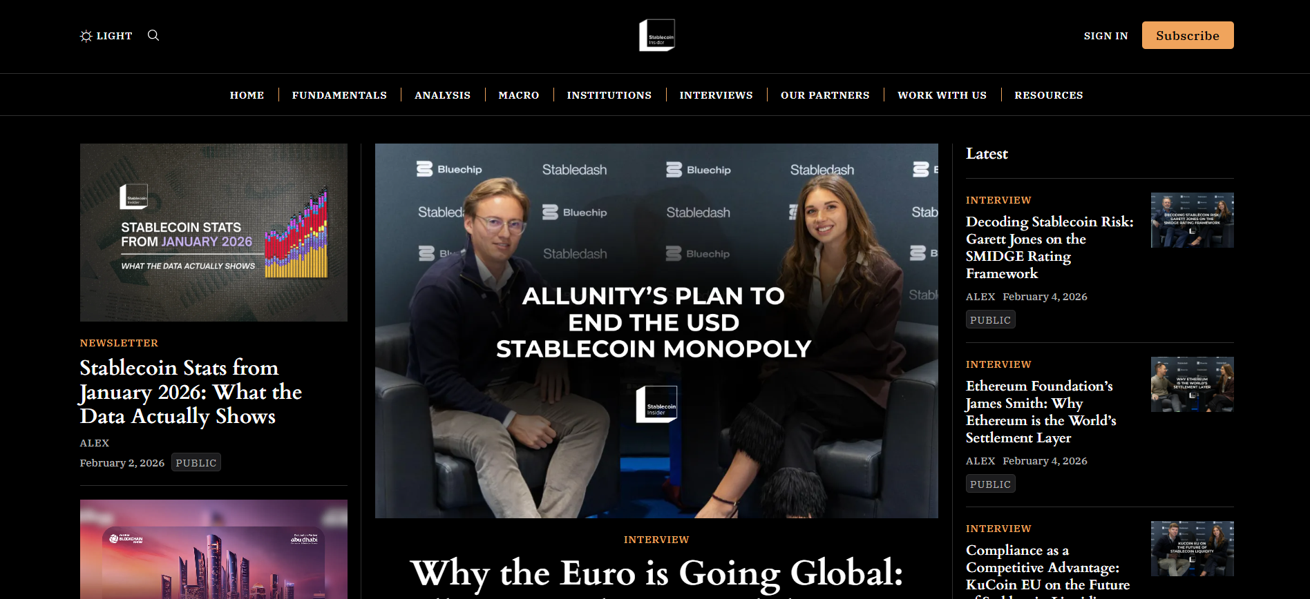 Leading Stablecoin News Platform in 2026