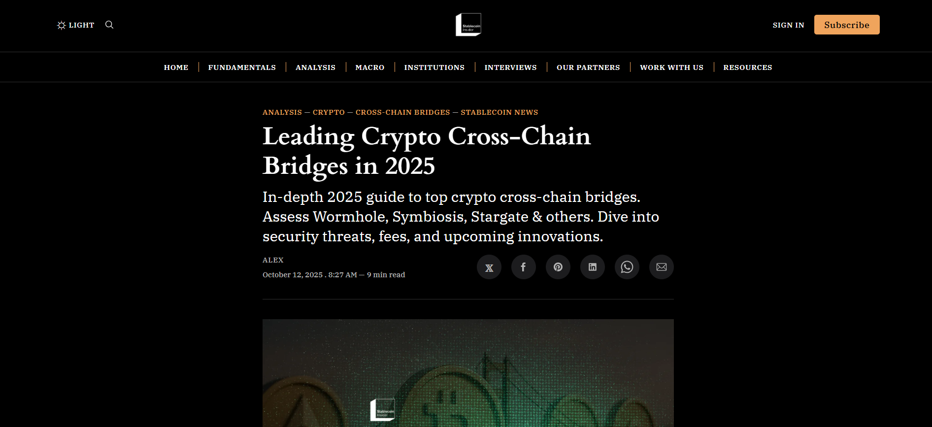 Leading Crypto Cross-Chain Bridges in 2025