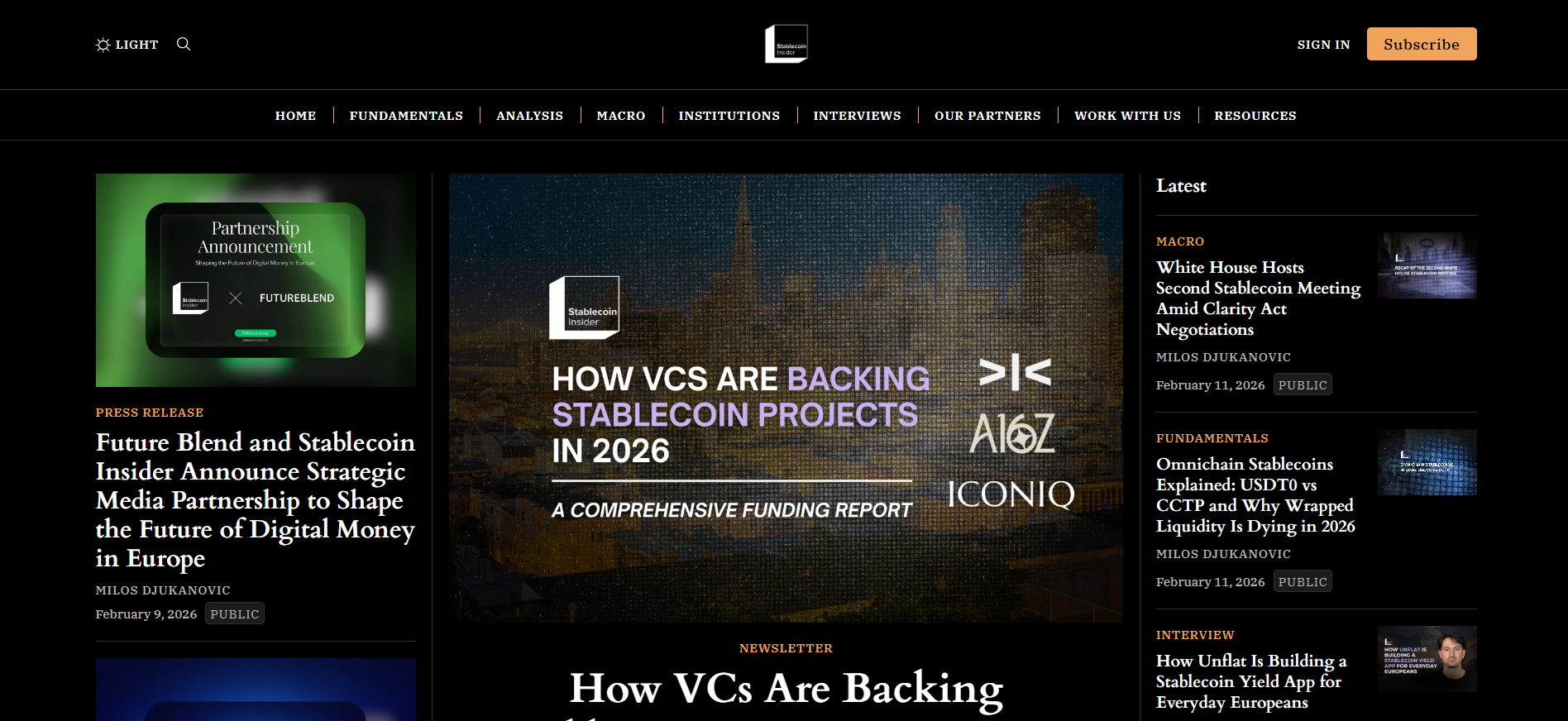 Best Stablecoin News Platform in 2026