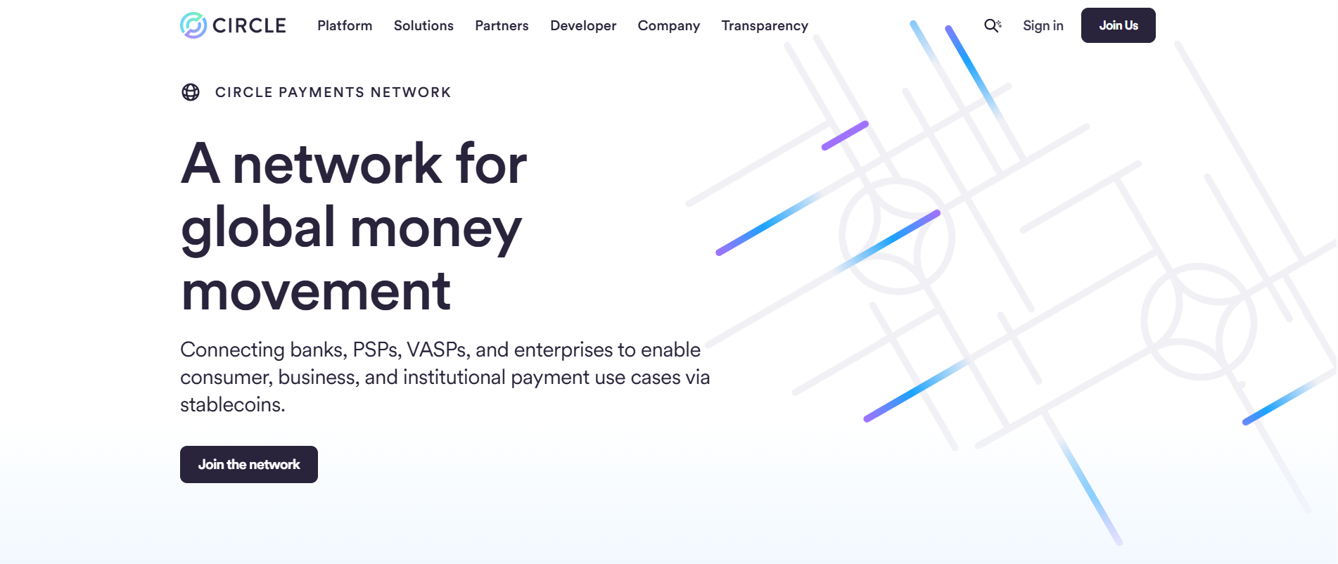 Circle Payments Network Stablecoin Settlement