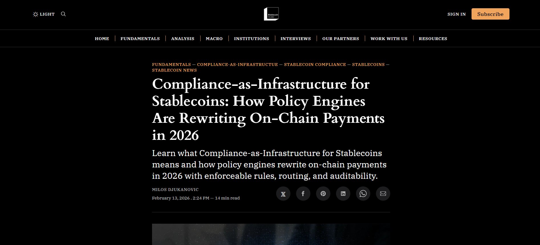 Compliance-as-Infrastructure for Stablecoins
