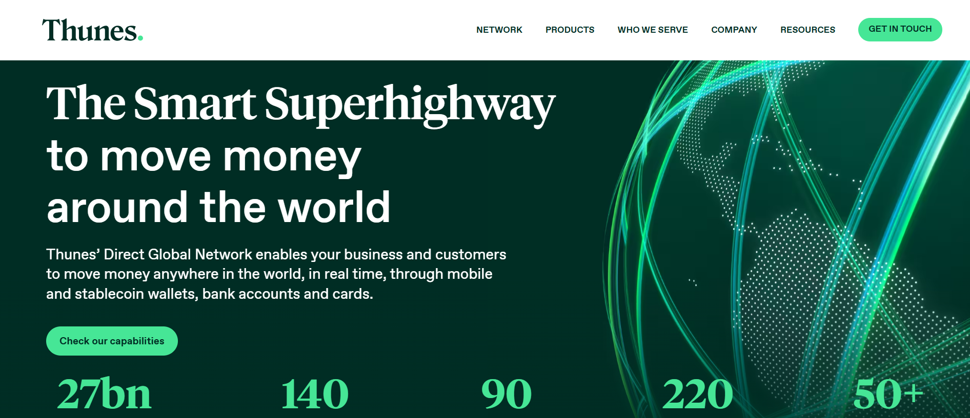 Thunes Pay-to-Stablecoin-Wallets