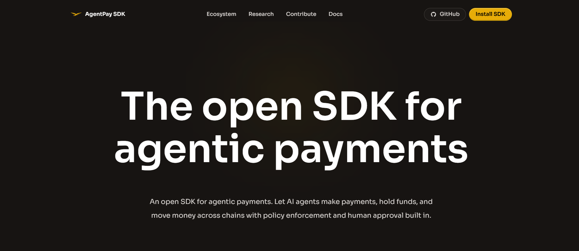 WLFI's AgentPay SDK