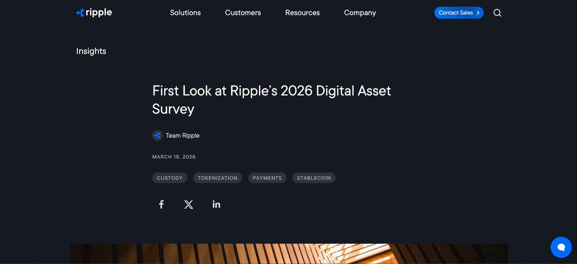 Ripple's 2026 Global Digital Asset Survey