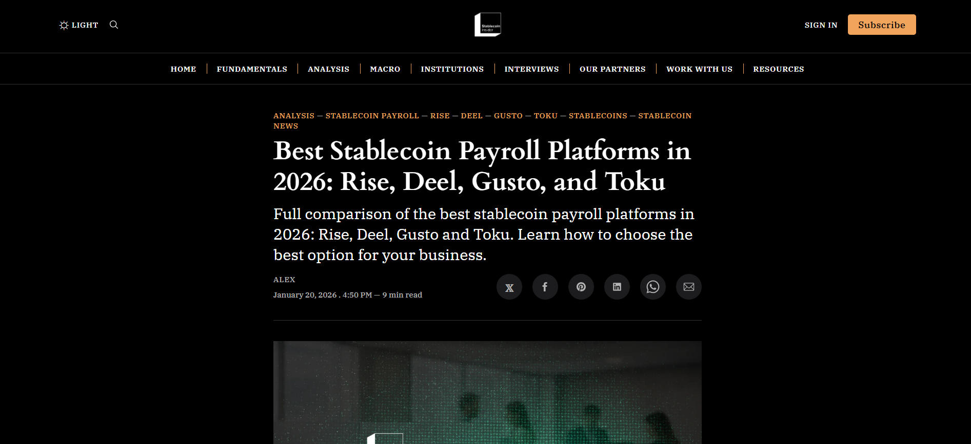 Best Stablecoin Payroll Platforms in 2026