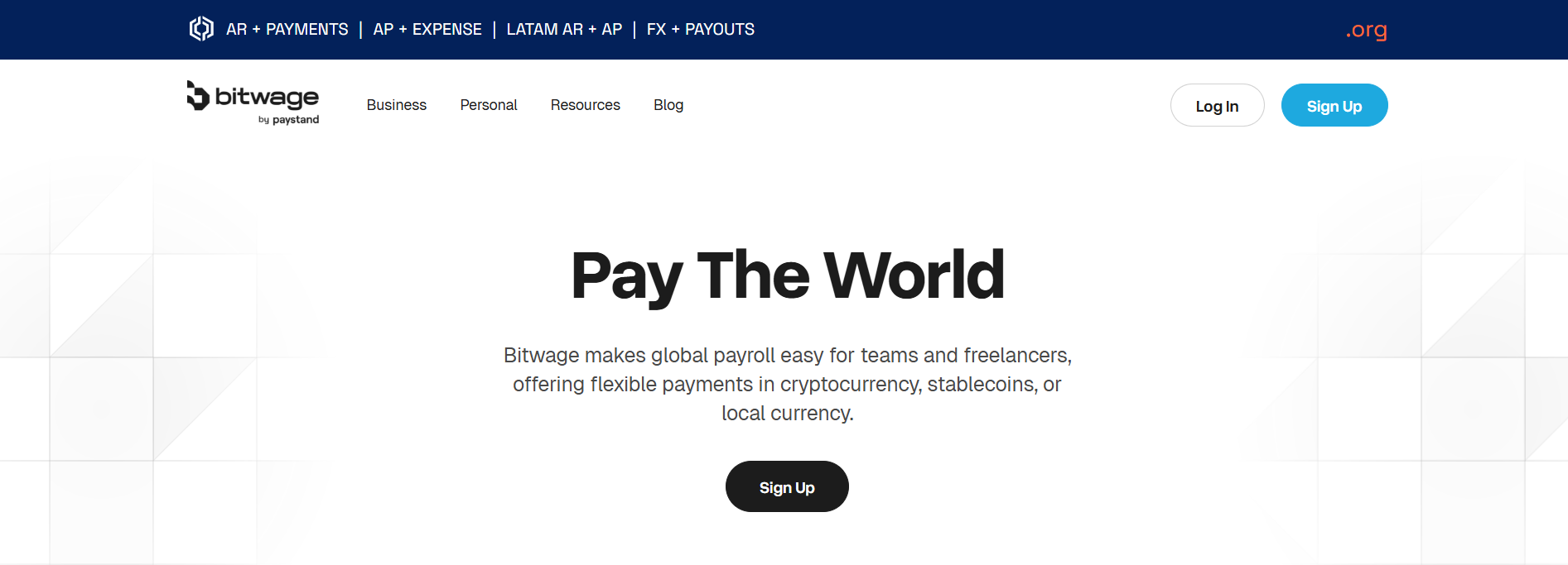 Bitwage Stablecoin Payroll