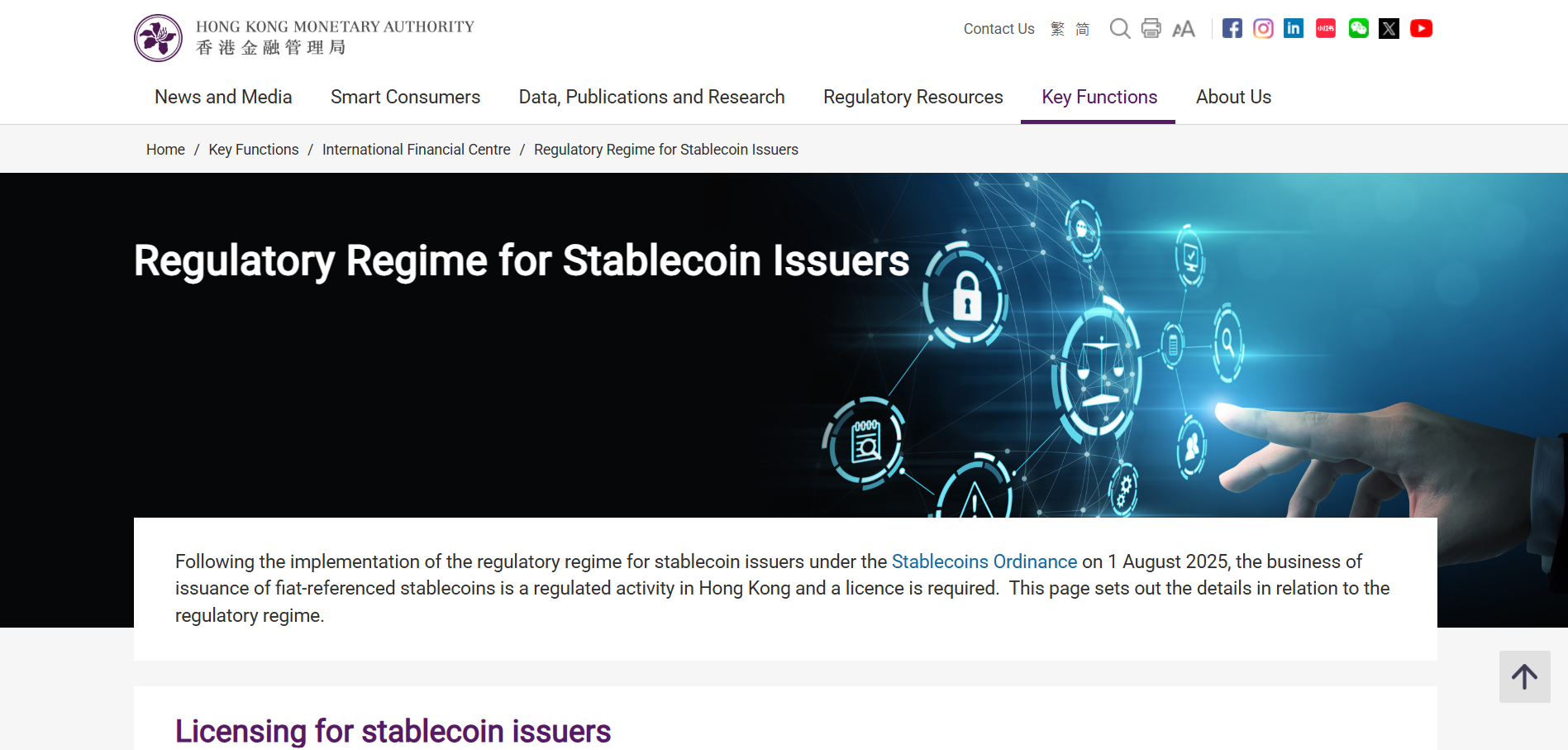 HKMA Stablecoin Ordinance
