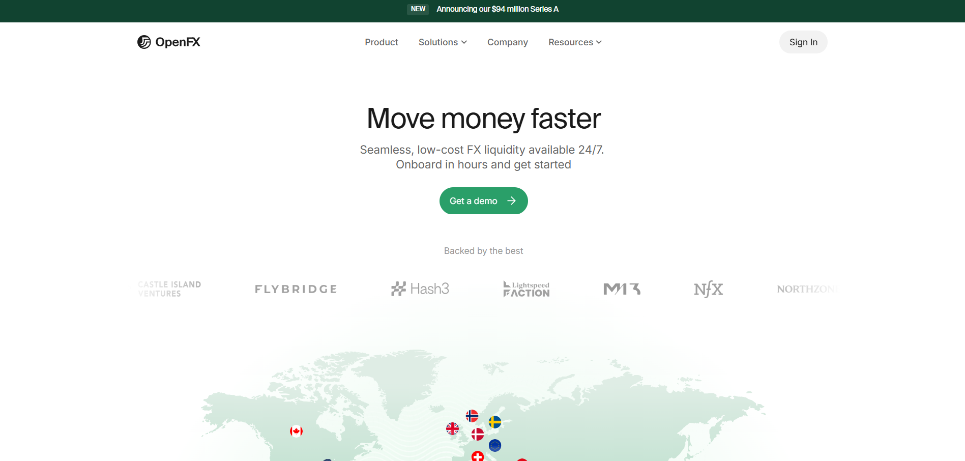 OpenFX Series A Funding