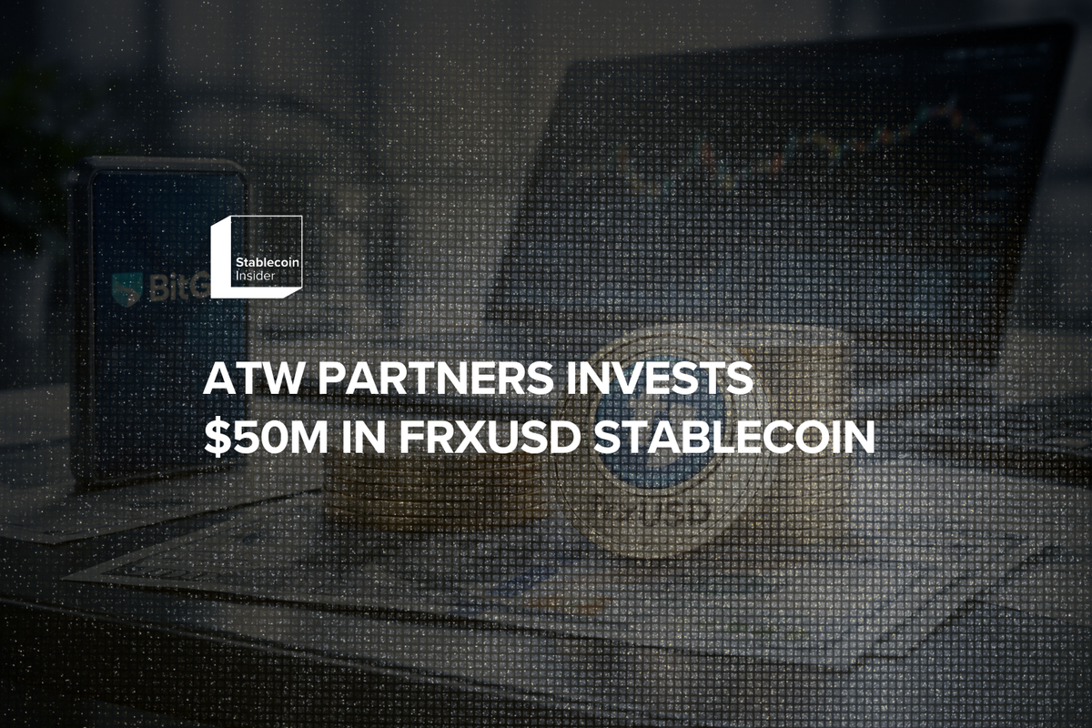 ATW Partners Invests $50M in frxUSD Stablecoin With a BitGo Integration