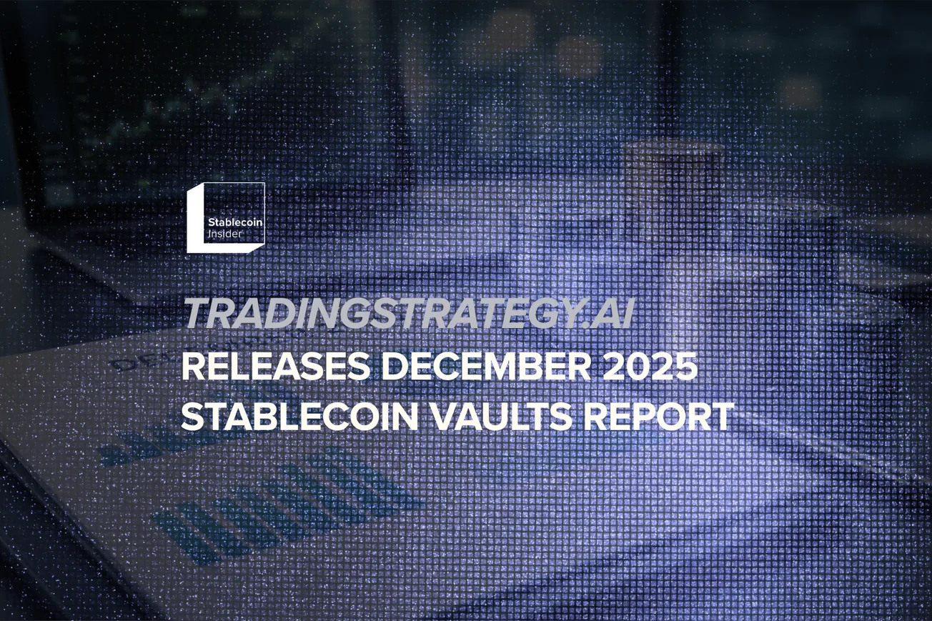 TradingStrategy.ai Releases December 2025 Stablecoin Vaults Report