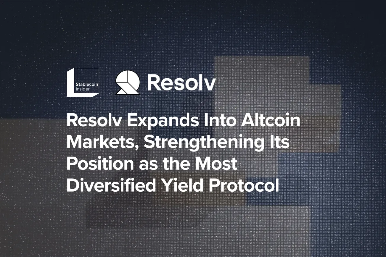 Resolv Expands Into Altcoin Markets