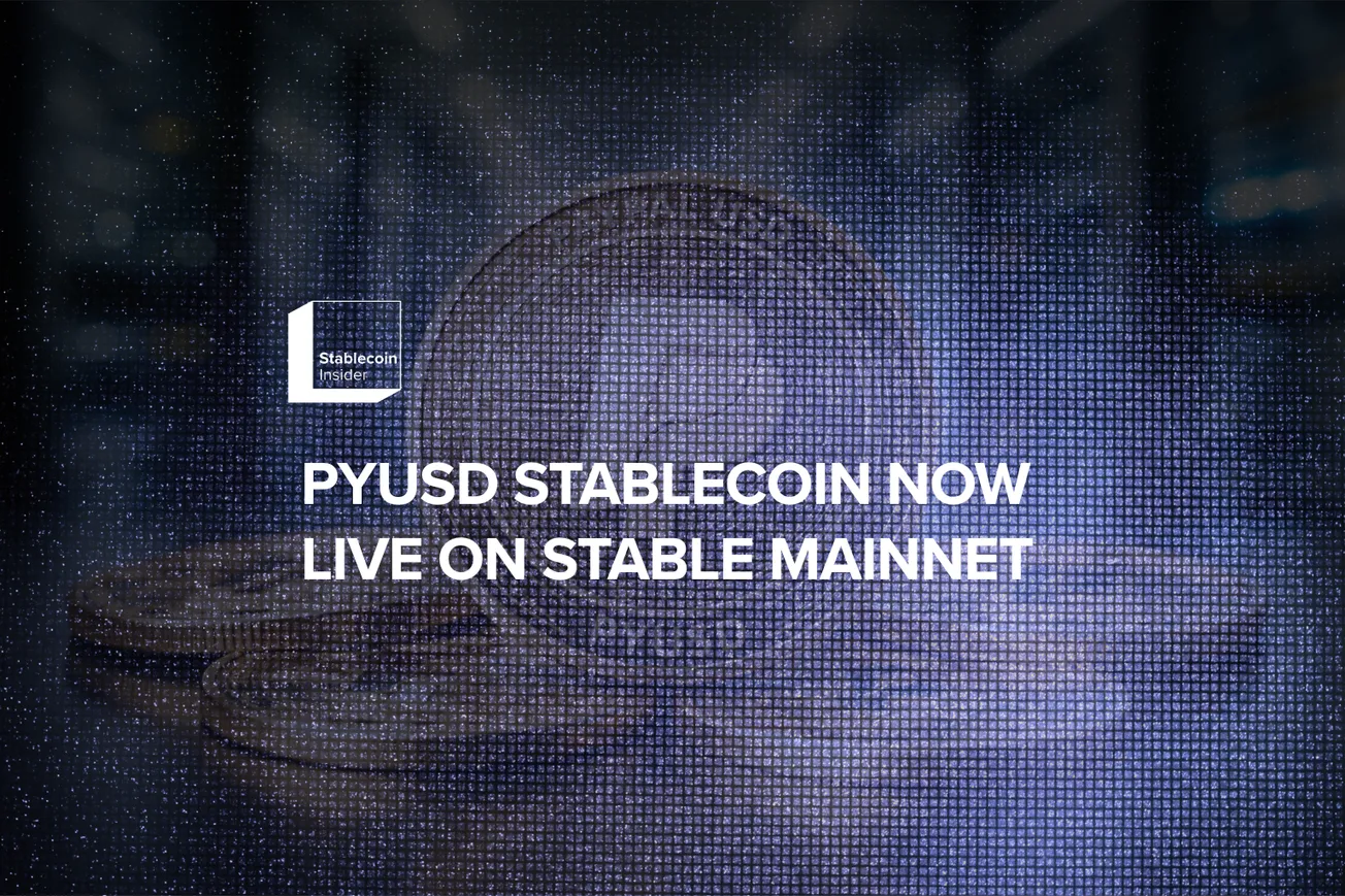 PayPal's PYUSD Stablecoin Now Live on Stable Mainnet