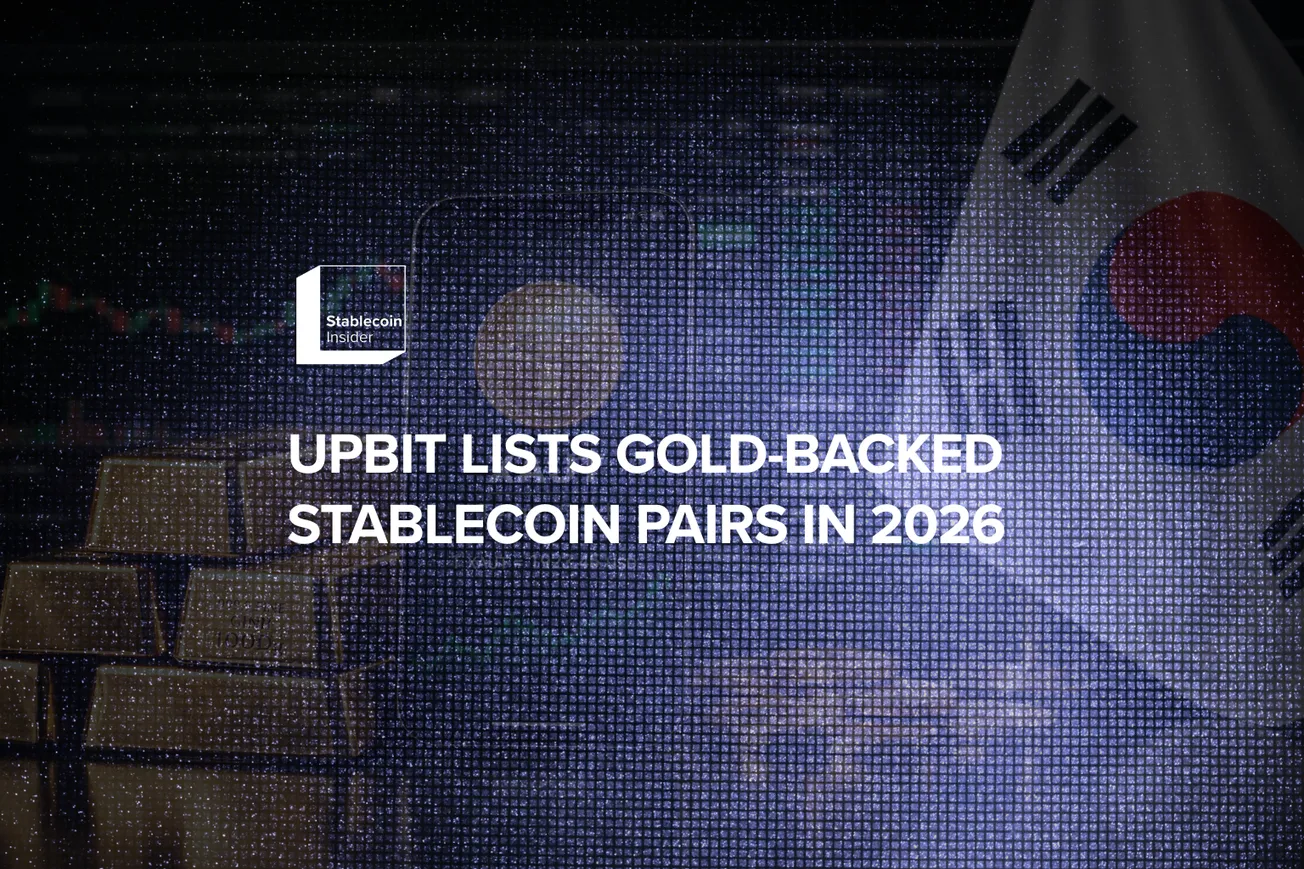 Upbit Lists Gold-Backed Stablecoin Pairs
