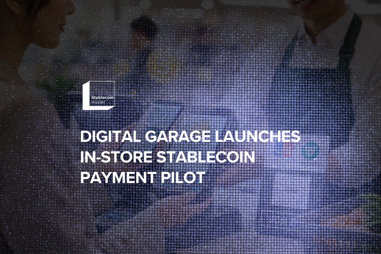 Digital Garage Launches In-Store Stablecoin Payment Pilot